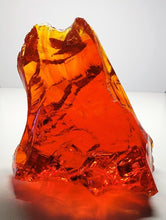Load image into Gallery viewer, Red with Orange Traditional Andara Crystal 702g