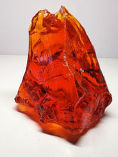 Load image into Gallery viewer, Red with Orange Traditional Andara Crystal 702g