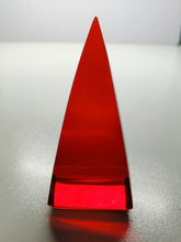 Load image into Gallery viewer, Red (Deep) Andara Crystal Nubian Pyramid 2.5in x 1.25in