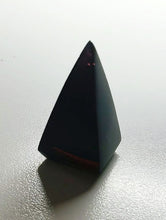 Load image into Gallery viewer, Purple - Reddish Andara Crystal Nubian Pyramid 1.5in x .75in