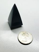 Load image into Gallery viewer, Purple - Reddish Andara Crystal Nubian Pyramid 1.5in x .75in