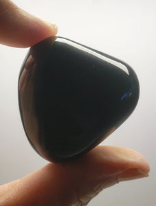 Purple Reddish Andara Crystal Hand Piece 66g