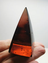 Load image into Gallery viewer, Purple - Reddish Andara Crystal Nubian Pyramid 2.5in x 1.25in