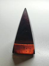Load image into Gallery viewer, Purple - Reddish Andara Crystal Nubian Pyramid 2.5in x 1.25in