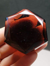 Load image into Gallery viewer, Rose Gold - Deep Andara Crystal Hexagon