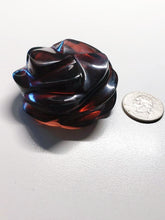 Load image into Gallery viewer, Purple Reddish Andara Crystal Rose