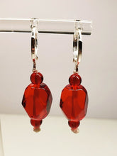 Load image into Gallery viewer, Red Andara Crystal Earrings*