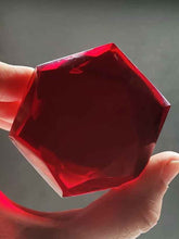 Load image into Gallery viewer, Red Andara Crystal Hexagon