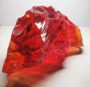 Red with Orange Traditional Andara Crystal 2.05kg