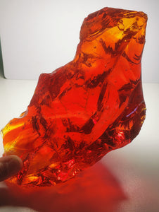 Red with Orange Traditional Andara Crystal 2.05kg