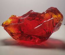 Load image into Gallery viewer, Red with Orange Traditional Andara Crystal 2.05kg