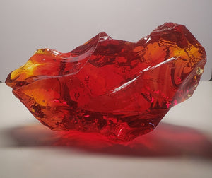 Red with Orange Traditional Andara Crystal 2.05kg