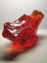 Load image into Gallery viewer, Red with Orange Traditional Andara Crystal 2.05kg