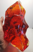 Load image into Gallery viewer, Red with Orange Traditional Andara Crystal 2.05kg