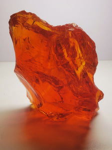 Red with Orange Traditional Andara Crystal 590g