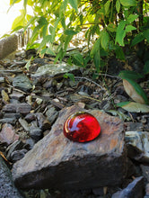 Load image into Gallery viewer, Red Andara Crystal Dome Cabochon 40mm