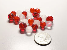 Load image into Gallery viewer, Red Color Ray Andara Crystal Healing Tool PAIR