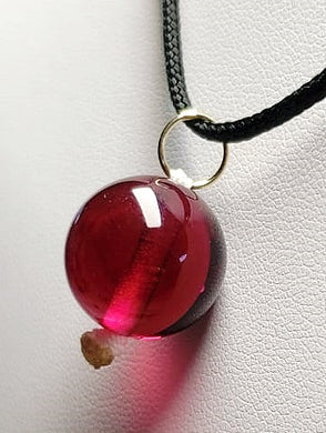 Rose (Rich / Deep) Andara Crystal Pendant (1 x 16mm)