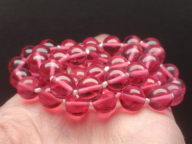 Rose Andara Crystal Necklace 10mm 26inch