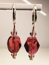 Load image into Gallery viewer, Rose &amp; Pink Andara Crystal Earrings*