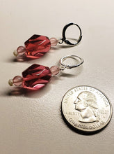 Load image into Gallery viewer, Rose &amp; Pink Andara Crystal Earrings*