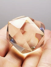 Load image into Gallery viewer, Rose Gold Andara Crystal Icosahedron 36g