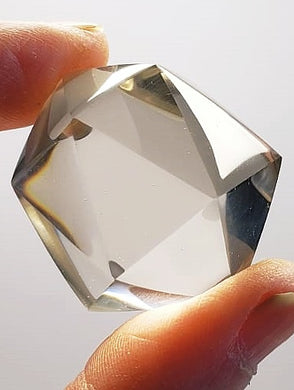 Rose Gold Andara Crystal Icosahedron 36g
