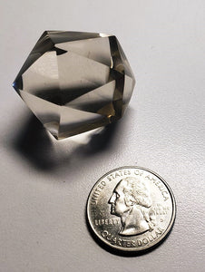 Rose Gold Andara Crystal Icosahedron 36g