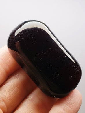 Purple Reddish Andara Crystal Hand Piece 60g