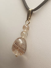 Load image into Gallery viewer, Quartz - Rutilated Therapeutic Pendant 21.1ct