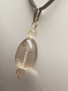 Quartz - Rutilated Therapeutic Pendant 32.1ct
