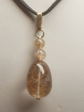 Load image into Gallery viewer, Quartz - Rutilated Therapeutic Pendant 33.1ct