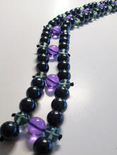 Load image into Gallery viewer, RARE! Shungite with Sage &amp; Violet Andara Crystal Spinal Mat
