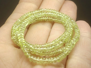 Sapphire - Green EO+ 2.5-4mm 18inch 48.45ct