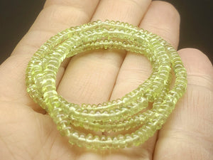 Sapphire - Green EO+ 2.5-4mm 18inch 48.45ct