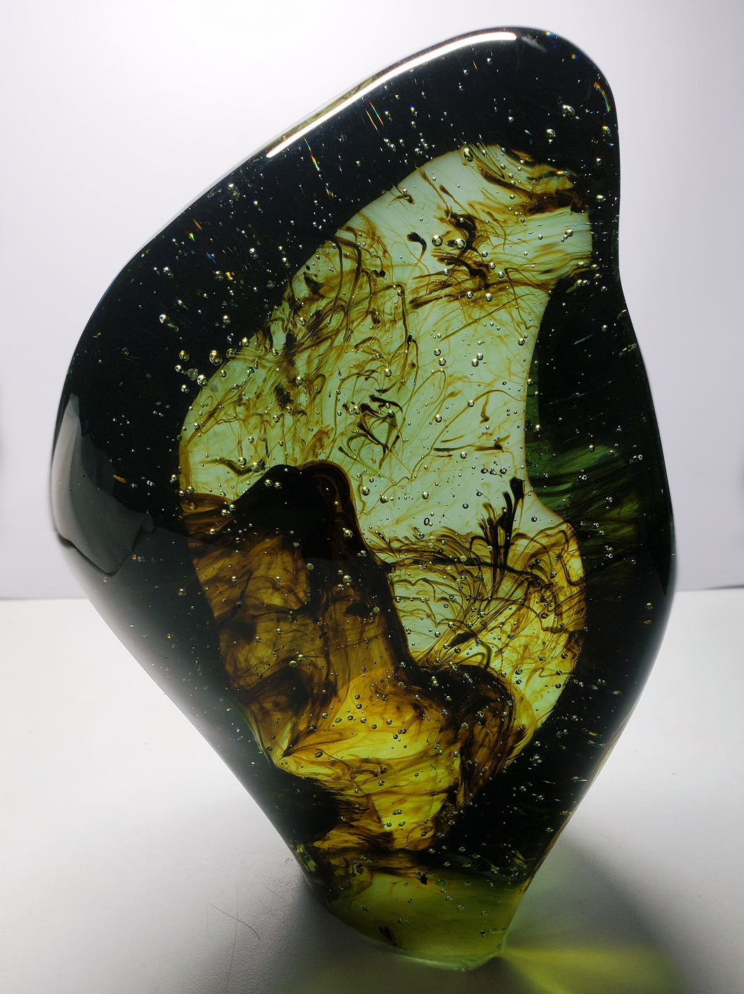 Bi-Color / Green with Earth Shaman Andara Crystal 4.04kg