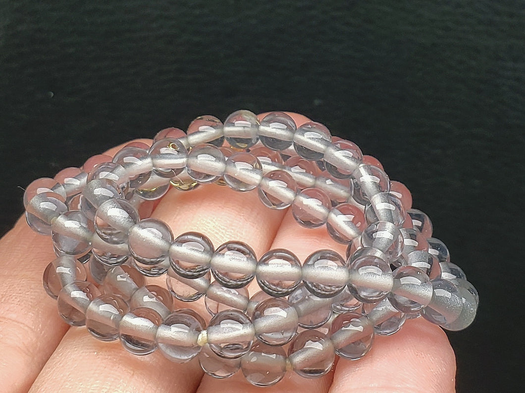 Silver Andara Crystal Necklace 5mm 17.5inch