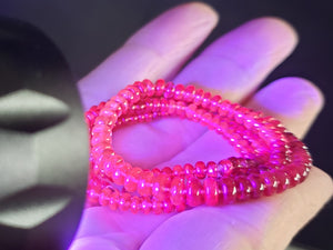 Spinel - Dark Pink EO+ 2.5-5mm 16.5inch