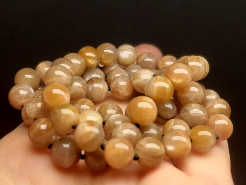 Sunstone / Moonstone (orange/brown) EO++ 8+mm 24inch