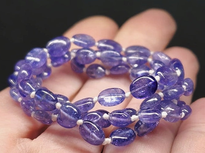 Tanzanite Nice 4x5.5mm - 7x8.5mm oval 19inch