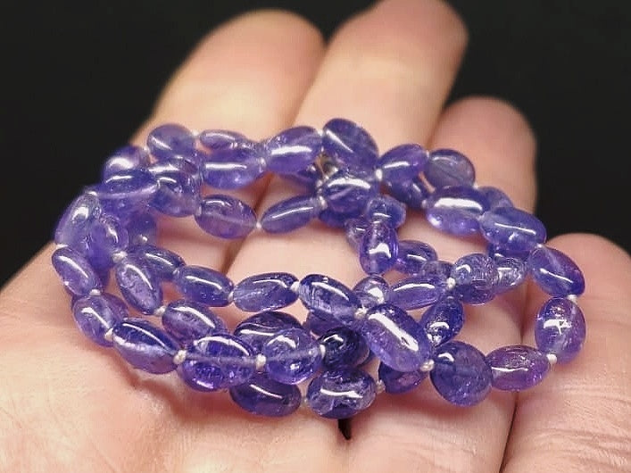Tanzanite Nice 4x5.5mm - 5.5x8mm oval 19inch