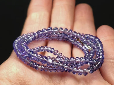 Tanzanite EO 2.5-5mm 18.75inch