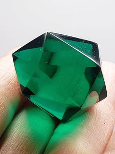 Teal Andara Crystal Icosahedron 28g