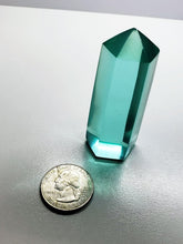 Load image into Gallery viewer, Teal Andara Crystal Generator 2.5inch