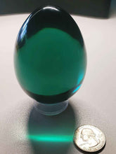 Load image into Gallery viewer, Teal Andara Crystal Egg