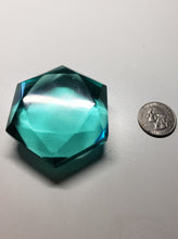 Load image into Gallery viewer, Teal Andara Crystal Hexagon