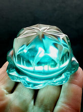 Load image into Gallery viewer, Teal Andara Crystal Lotus
