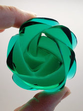 Load image into Gallery viewer, Teal Andara Crystal Rose