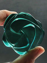 Load image into Gallery viewer, Teal Andara Crystal Rose