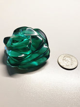 Load image into Gallery viewer, Teal Andara Crystal Rose